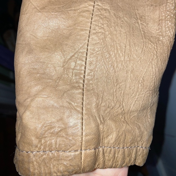 ALL SAINTS Leather Jacket - Picture 5 of 12